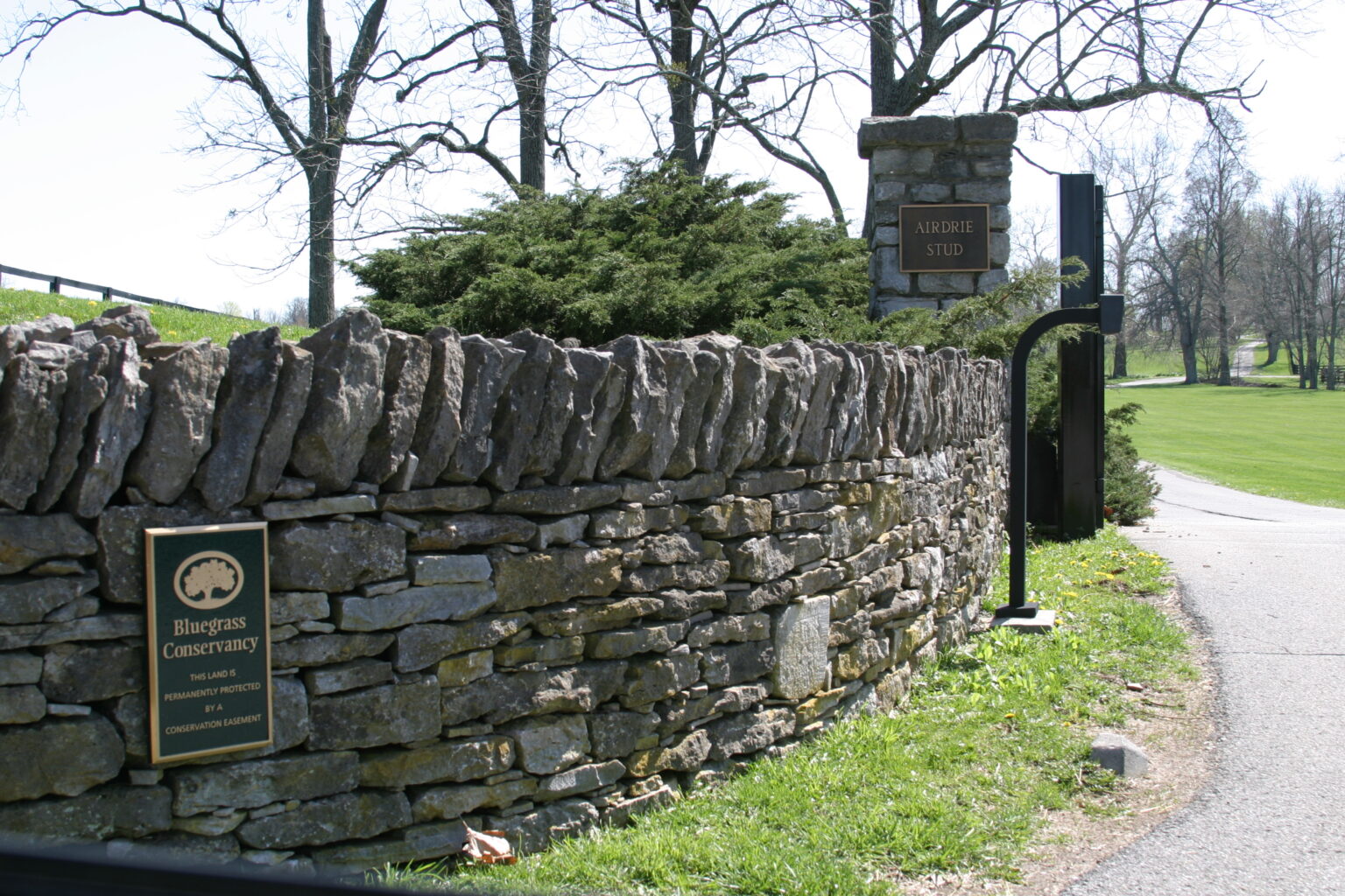 Airdrie Stud entrance